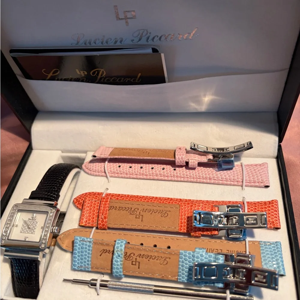 Lucien Piccard Women’s Watch Strap with Diamonds